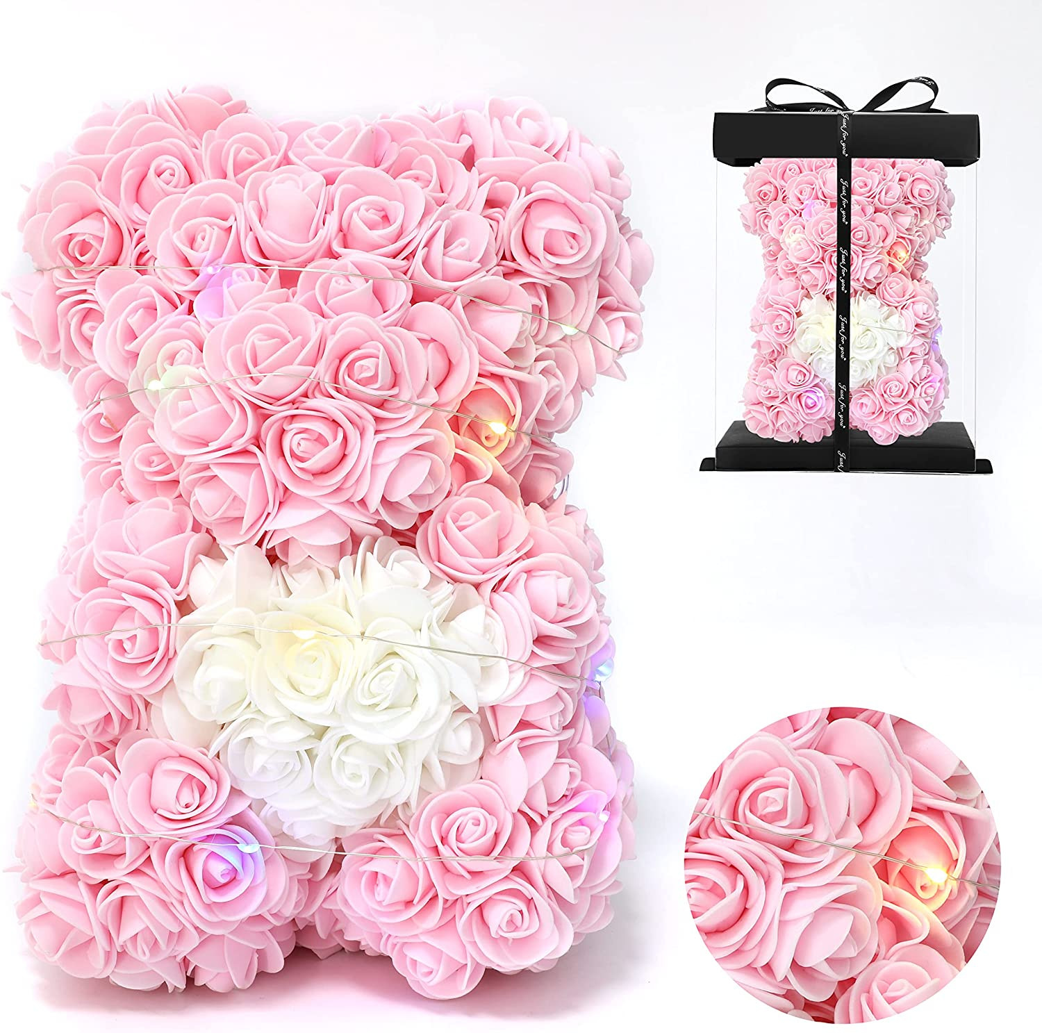 Rose ours: ours en peluche...
