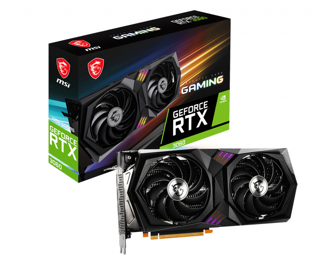 MSI GeForce RTX 3060 GAMING 12 Go GDDR6 Graphics Carte Reconditionné