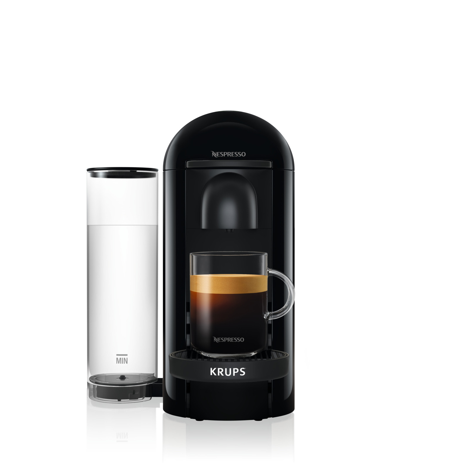 Nespresso Vertuo Xn9038 - Cafetière express Krups, capsules de système Vertuo, noir Emballage Détérioré