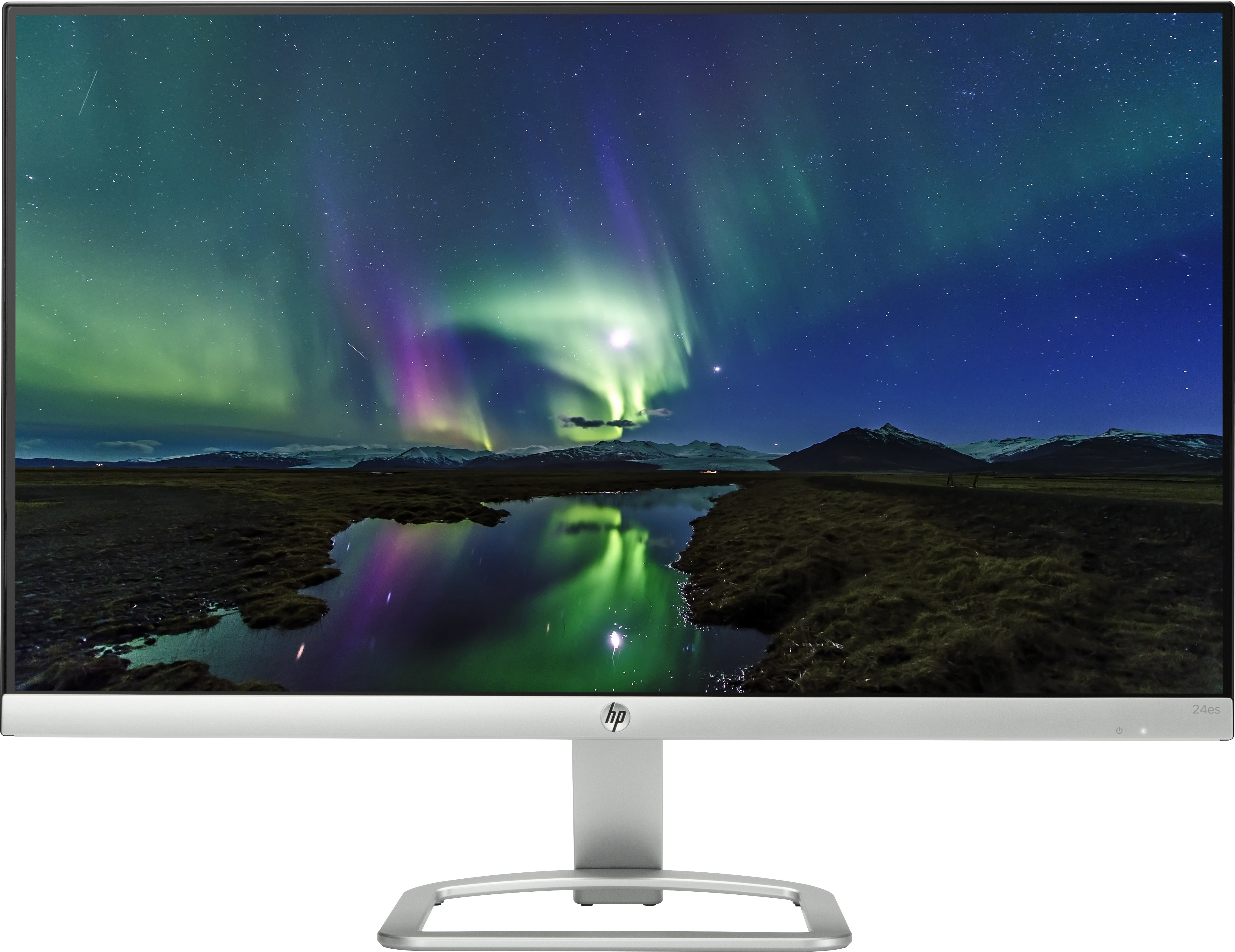 HP 24es écran plat de PC 60,5 cm (23.8") Full HD LED Mat Noir, Argent