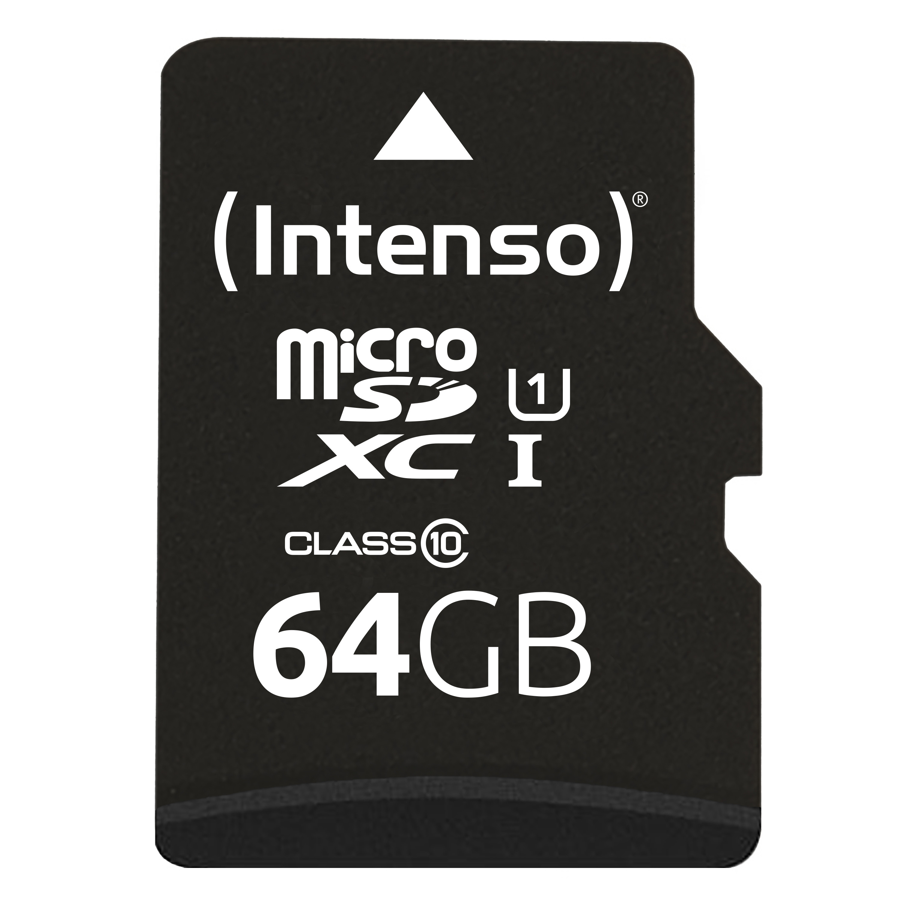 carte premium intensive mémoire microSDXC (adaptateur SD inclus), classe 10 UHS-I, 64 Go, noir.