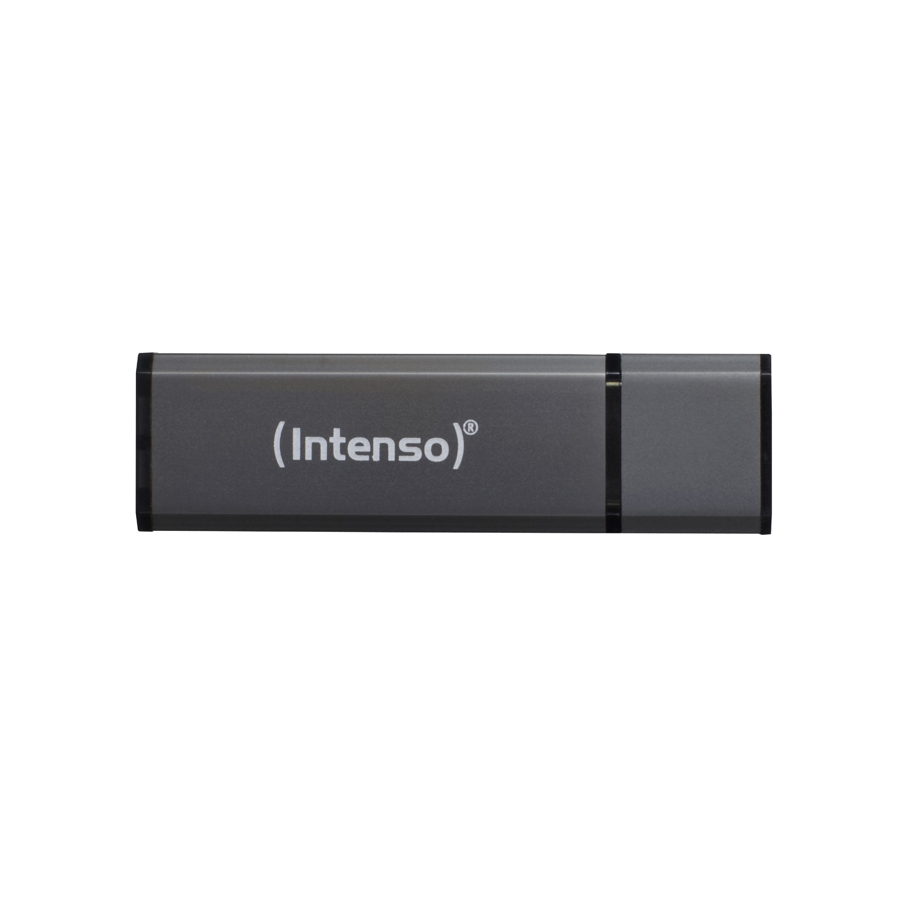 Intense ALU LINE 64 GB - 64 Go de mémoire USB (USB 2.0, en écrivant 6,5 MB   s, lecture 28MB   s, en haut), noir